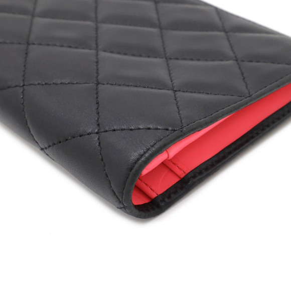 CHANEL Black Leather Coco Mark Wallet - Picture 4 of 8